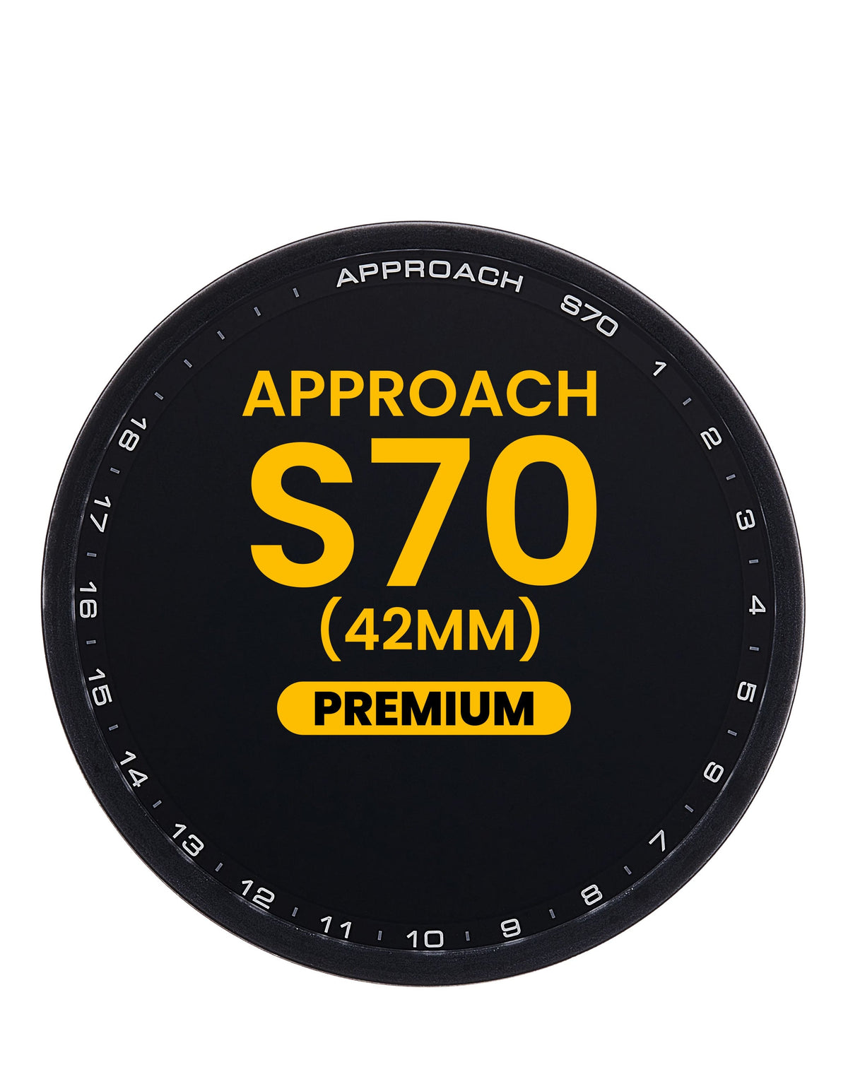 OLED Assembly without Frame for Garmin Approach S70 (42mm) (2023) (BLACK) (Premium)