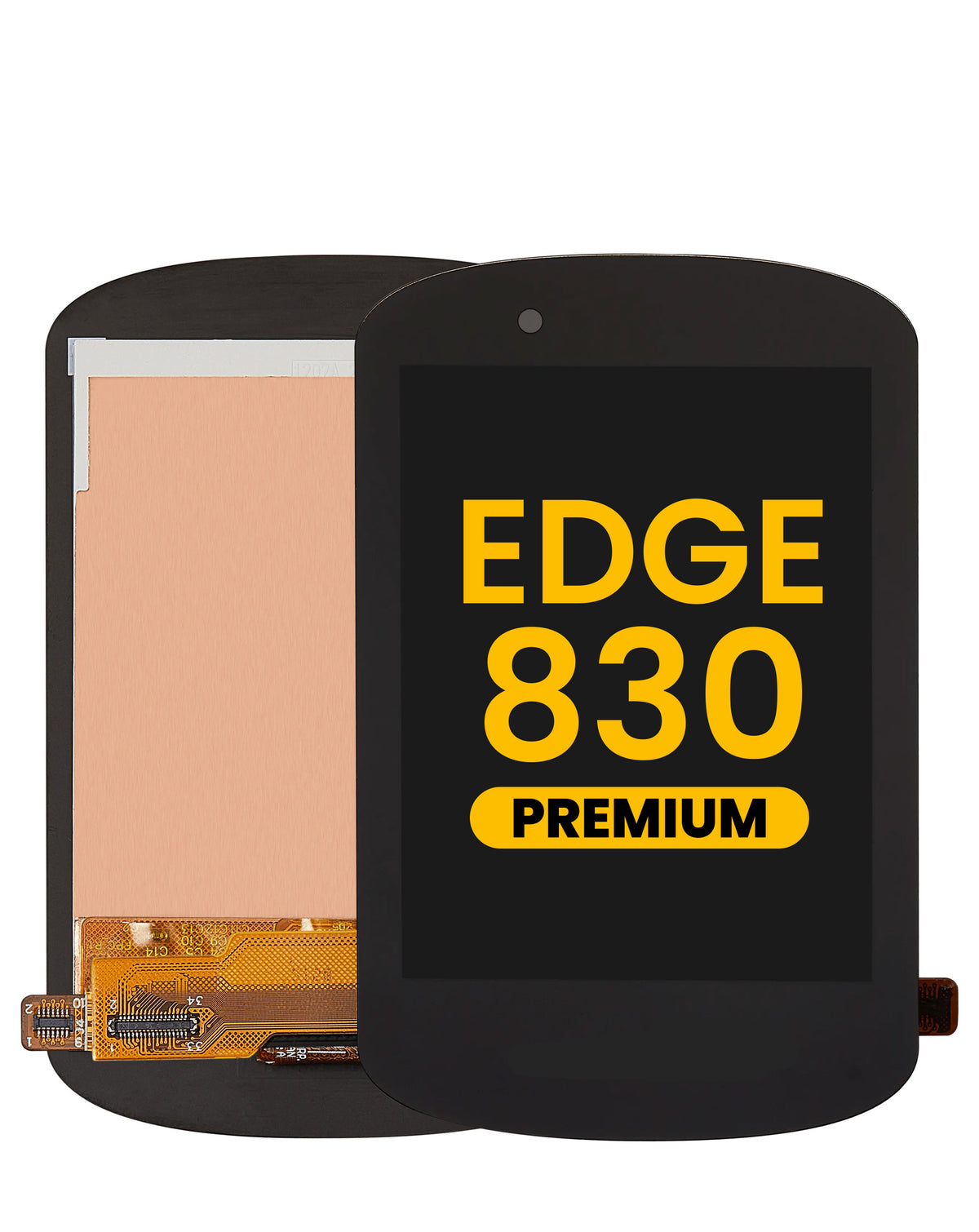 LCD Assembly without Frame for Garmin Edge 830 (2019) (BLACK) (Premium)