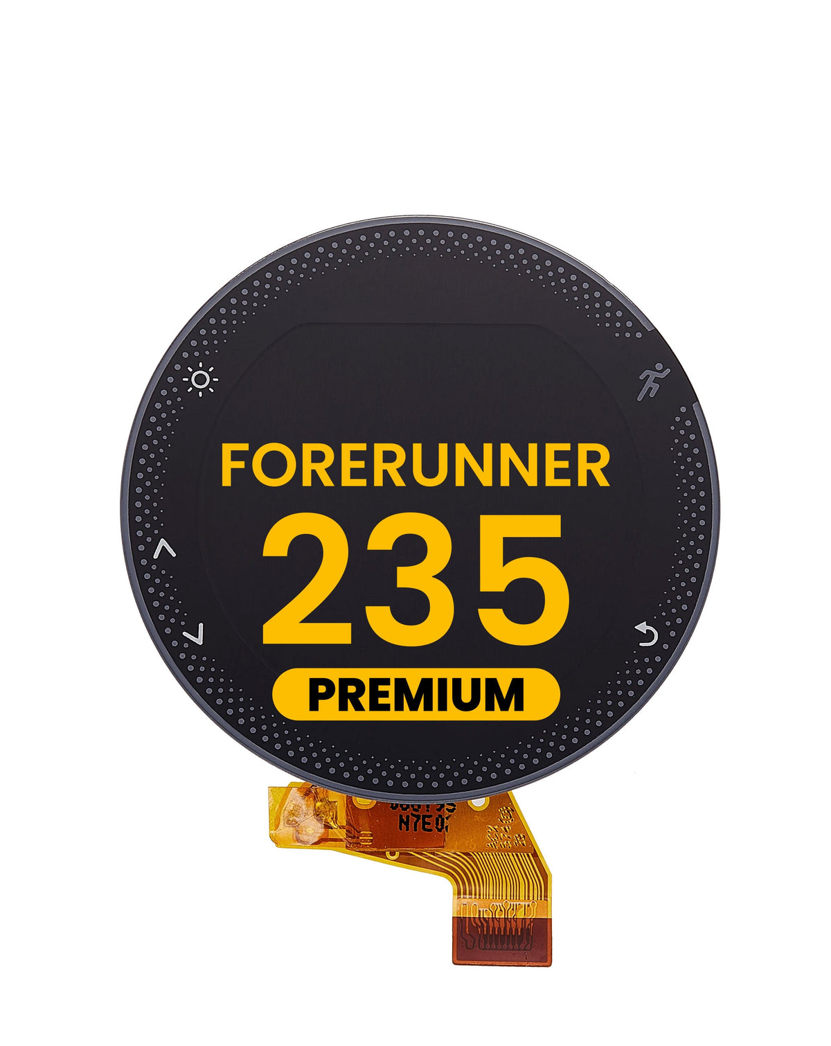 LCD Assembly without Frame for Garmin forerunner 235 (2015) (GRAY) (Premium)