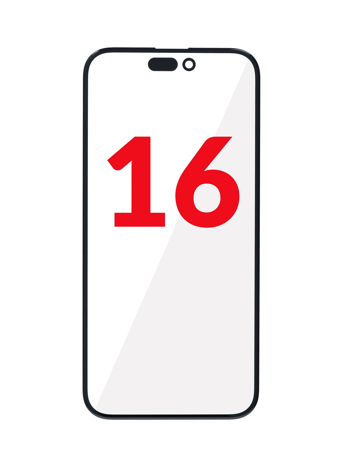 2-in-1 (Front Glass + OCA) for iPhone 16 (Premium) (Pack of 10)
