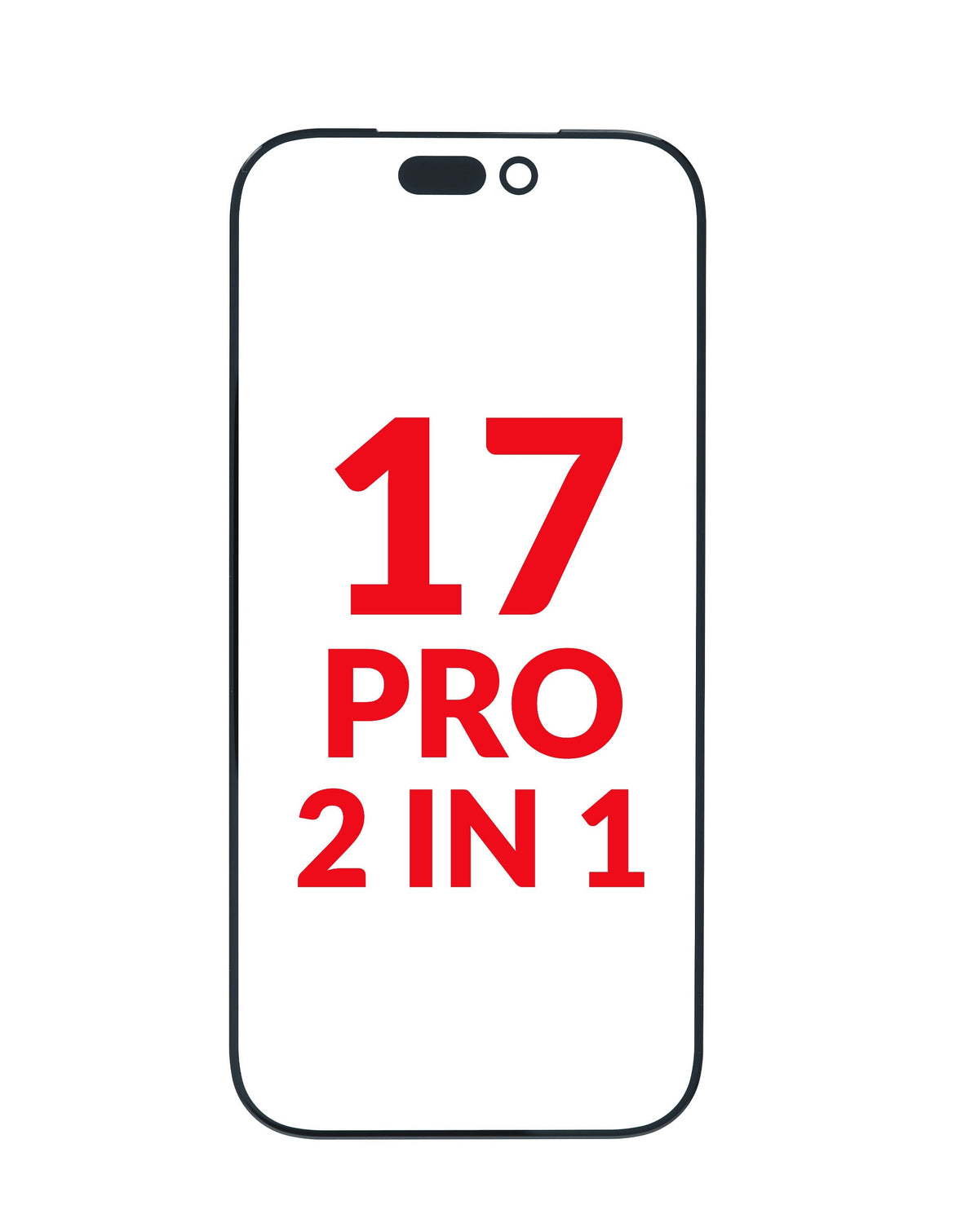 2-in-1 (Front Glass + OCA) for iPhone 17 Pro (Premium) (Pack of 10)