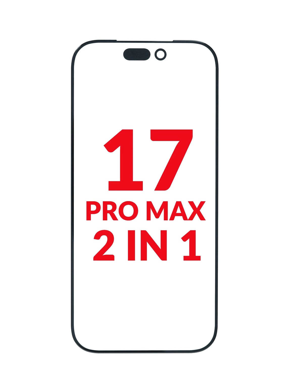 2-in-1 (Front Glass + OCA) for iPhone 17 Pro Max (Premium) (Pack of 10)