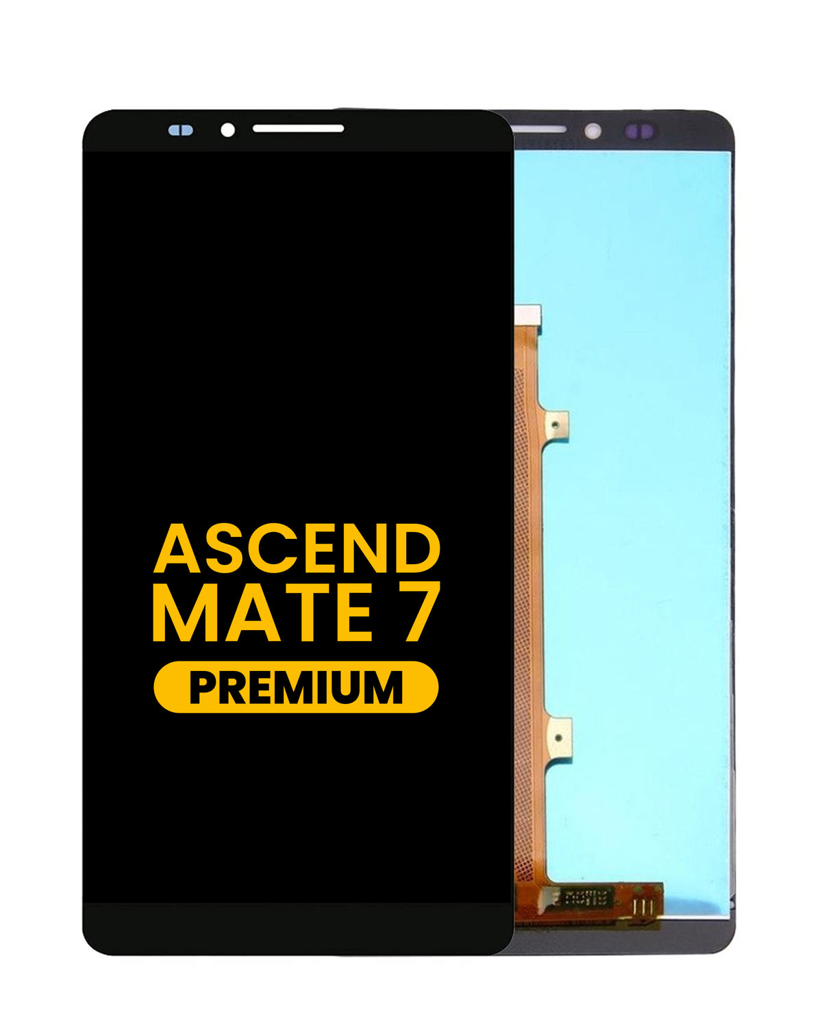 LCD Assembly without Frame for Huawei Ascend Mate 7 (BLACK) (Premium)