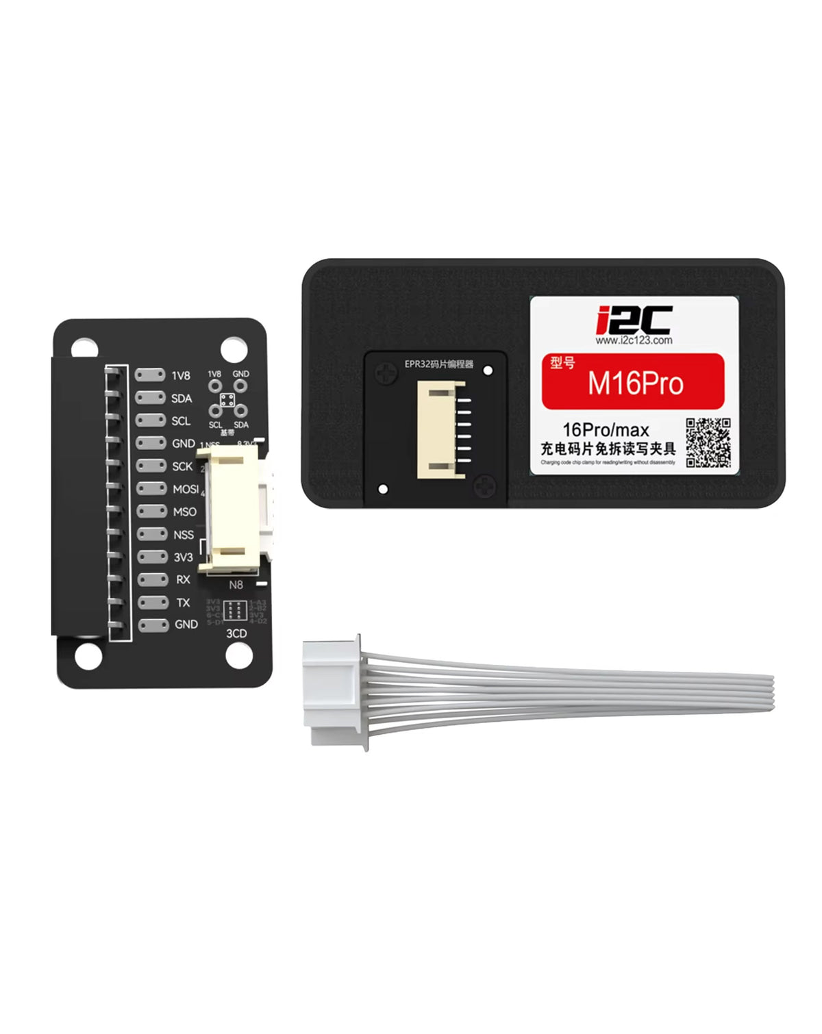 i2C M16Pro Non-Disassembly Fixture Set Compatible with 16 Pro / 16 Pro Max Use for EPR32 Chip Programmer