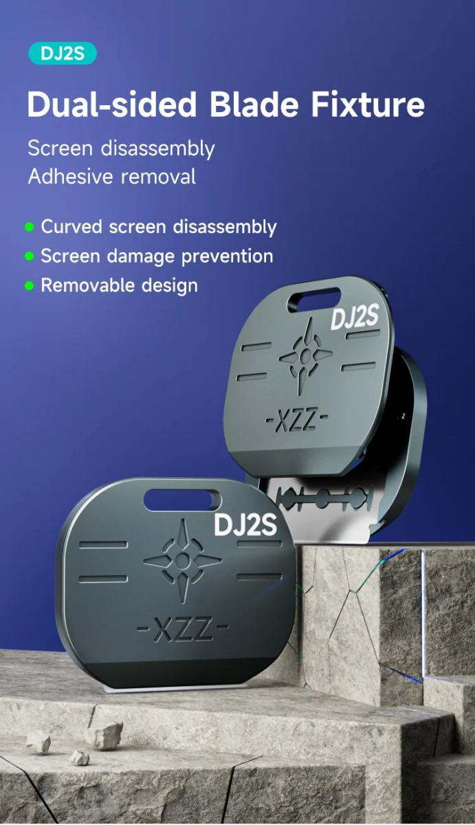 XinZhiZao Dual-Sided Metal Blade Fixture Glue Remove Tool