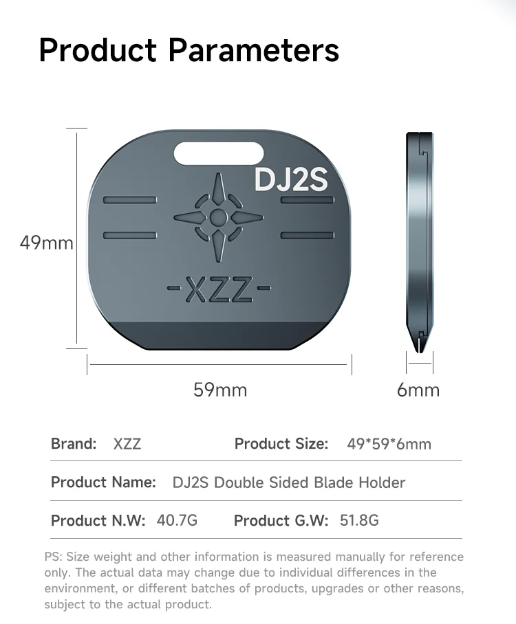 XinZhiZao Dual-Sided Metal Blade Fixture Glue Remove Tool