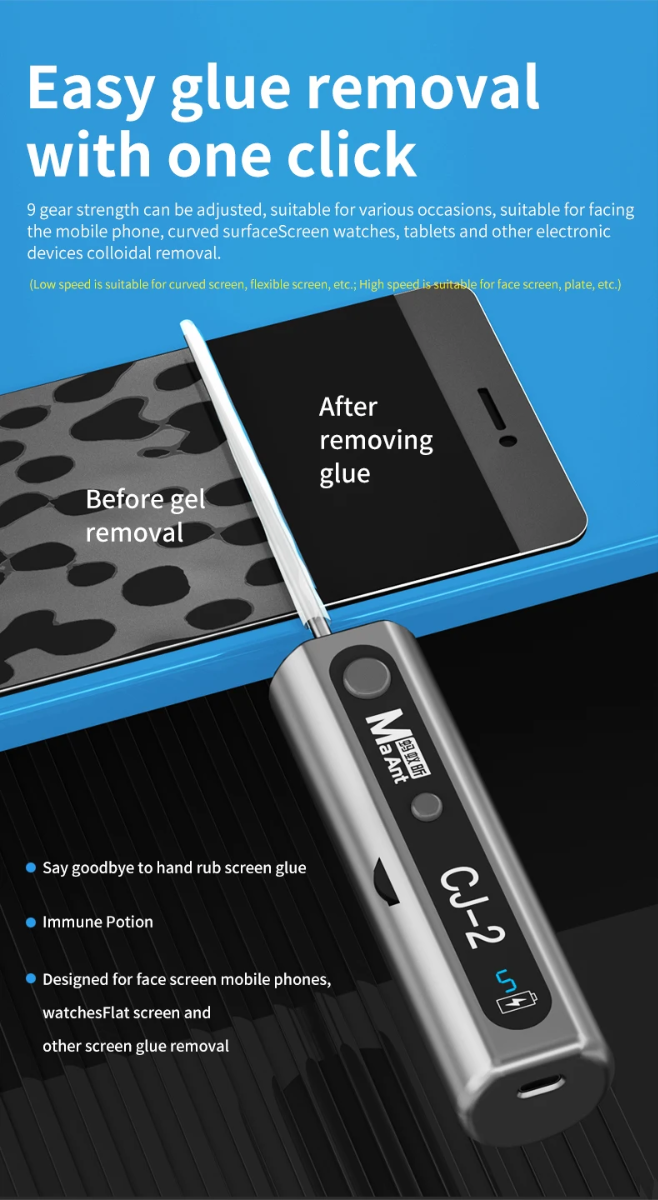MaAnt CJ-2 Pro Electrionic Pen for Glue Removing (Only Ground Shipping)