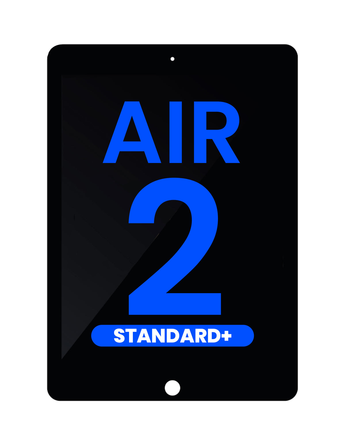 Standard+ LCD and Digitizer Assembly for iPad Air 2 (BLACK) (Sleep / Wake Sensor Flex Pre-Installed)
