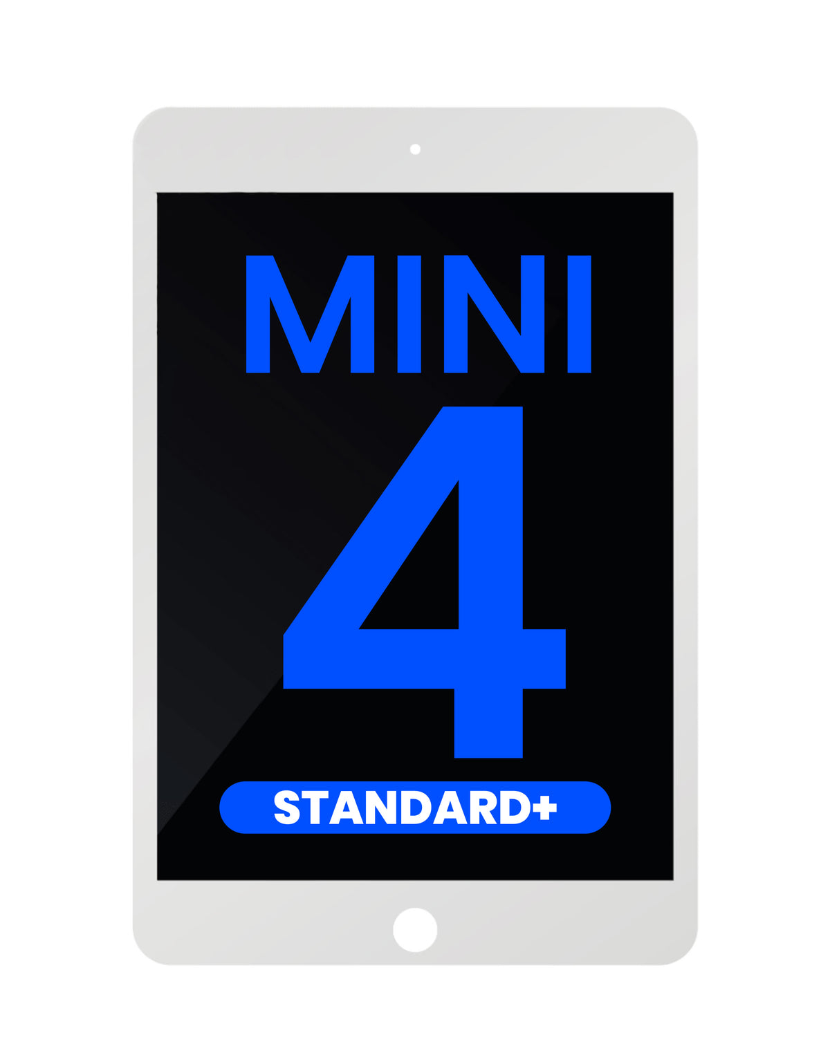 Standard+ LCD and Digitizer Assembly for iPad Mini 4 (WHITE) (Sleep / Wake Sensor Flex Pre-Installed)