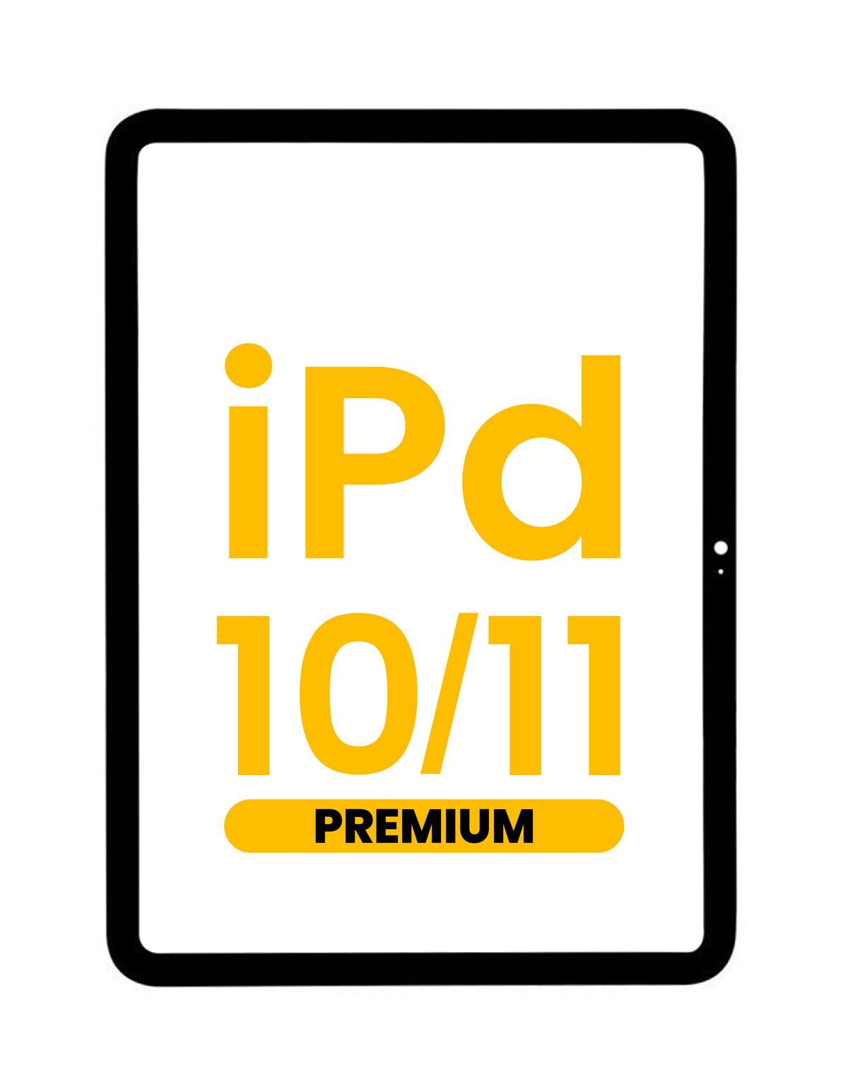 Digitizer Assembly for iPad 10 (2022) / iPad 11 (2025) (WiFi & Cellular) (BLACK) (Premium)