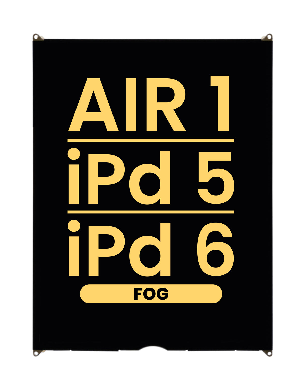 LCD Assembly for iPad 5 (2017) / iPad 6 (2018) / iPad Air 1 (Premium Assembled)