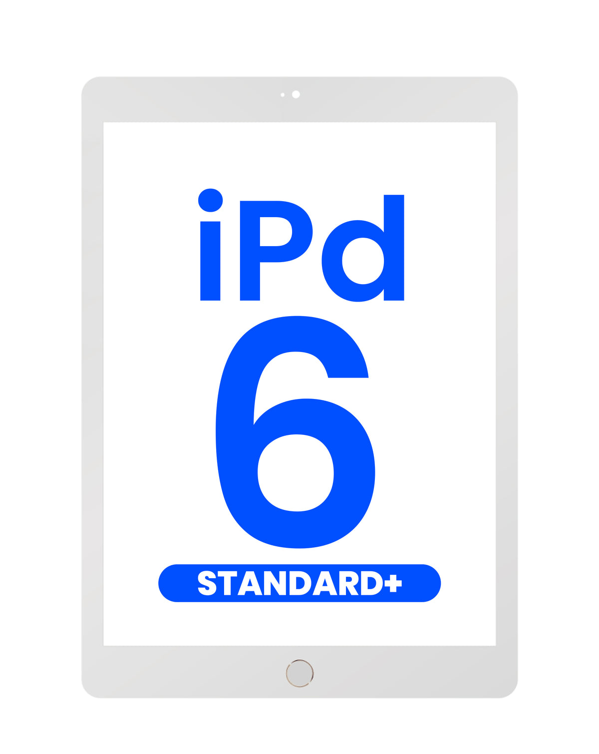 Standard+ Digitizer iPad 6 (2018) (SILVER) (Home Button Pre-Installed)
