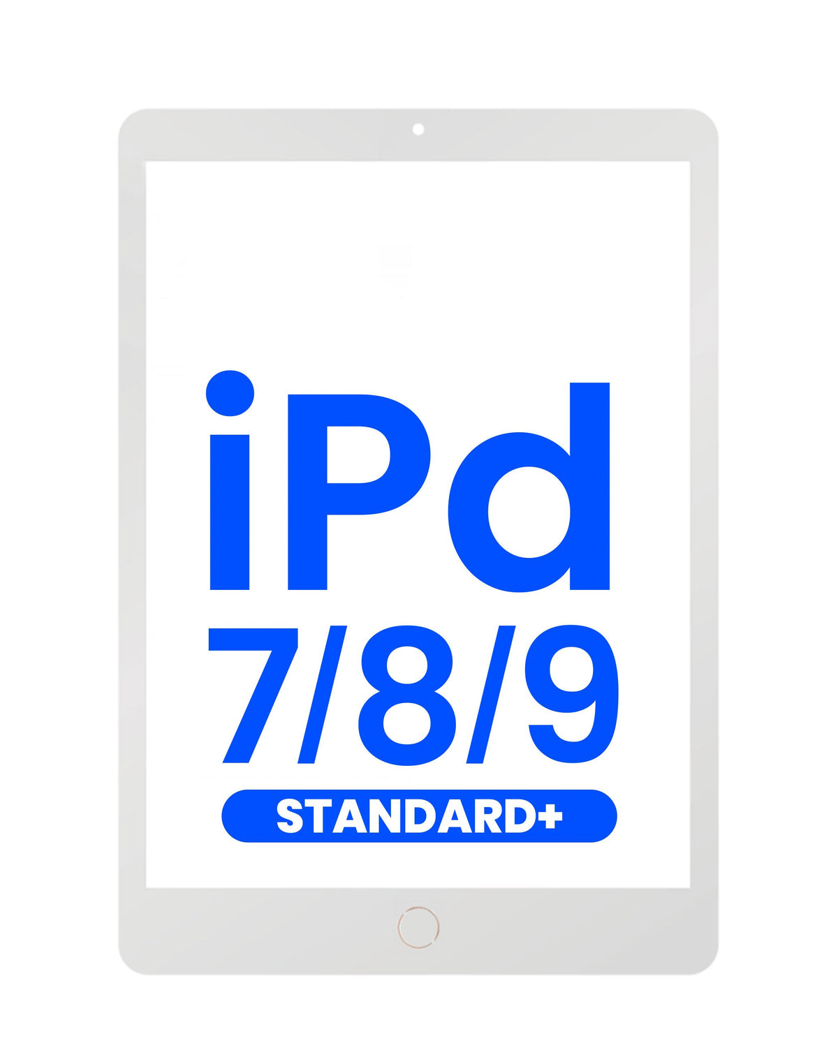 Standard+ Digitizer for iPad 7 (2019) / iPad 8 (2020) / iPad 9 (2021) (GOLD) (Home Button Pre-Installed)