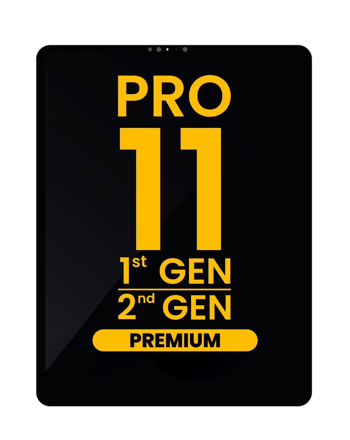 LCD and Digitizer Assembly for iPad Pro 11 (1st Gen / 2018) / (2nd Gen / 2020) (Premium)