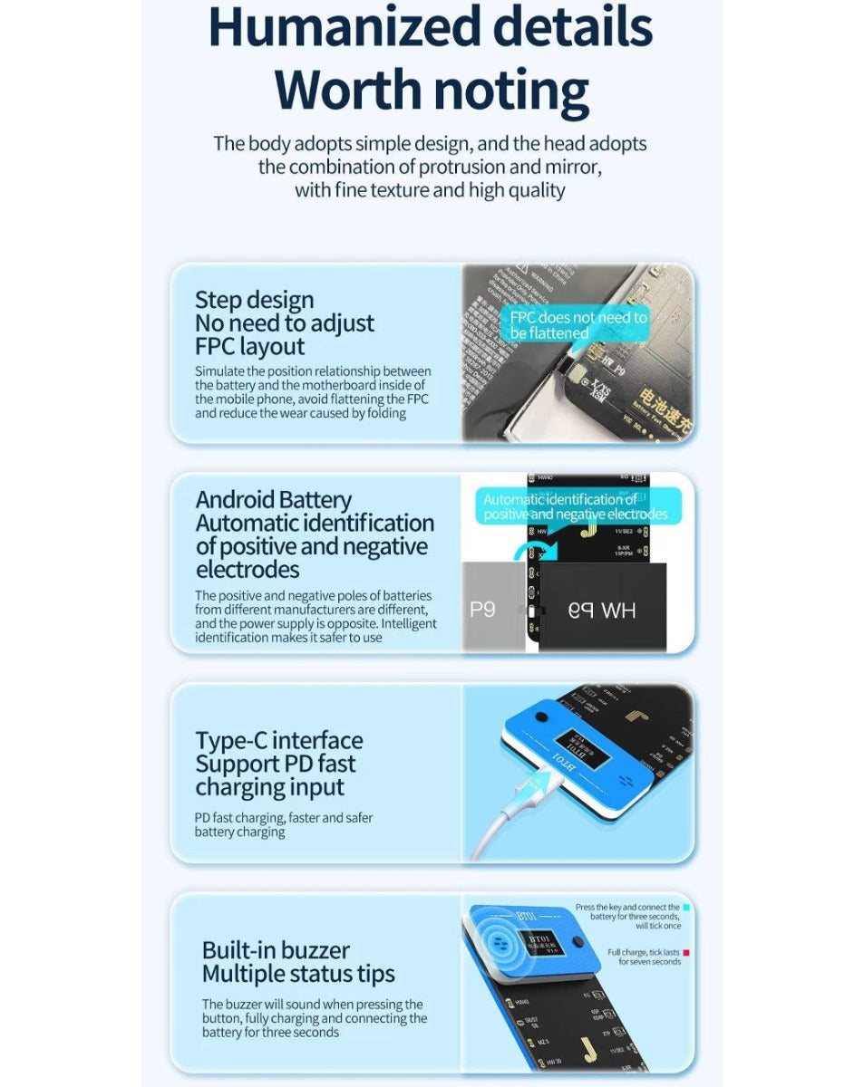 JCID BT01 Battery Fast Charging Board