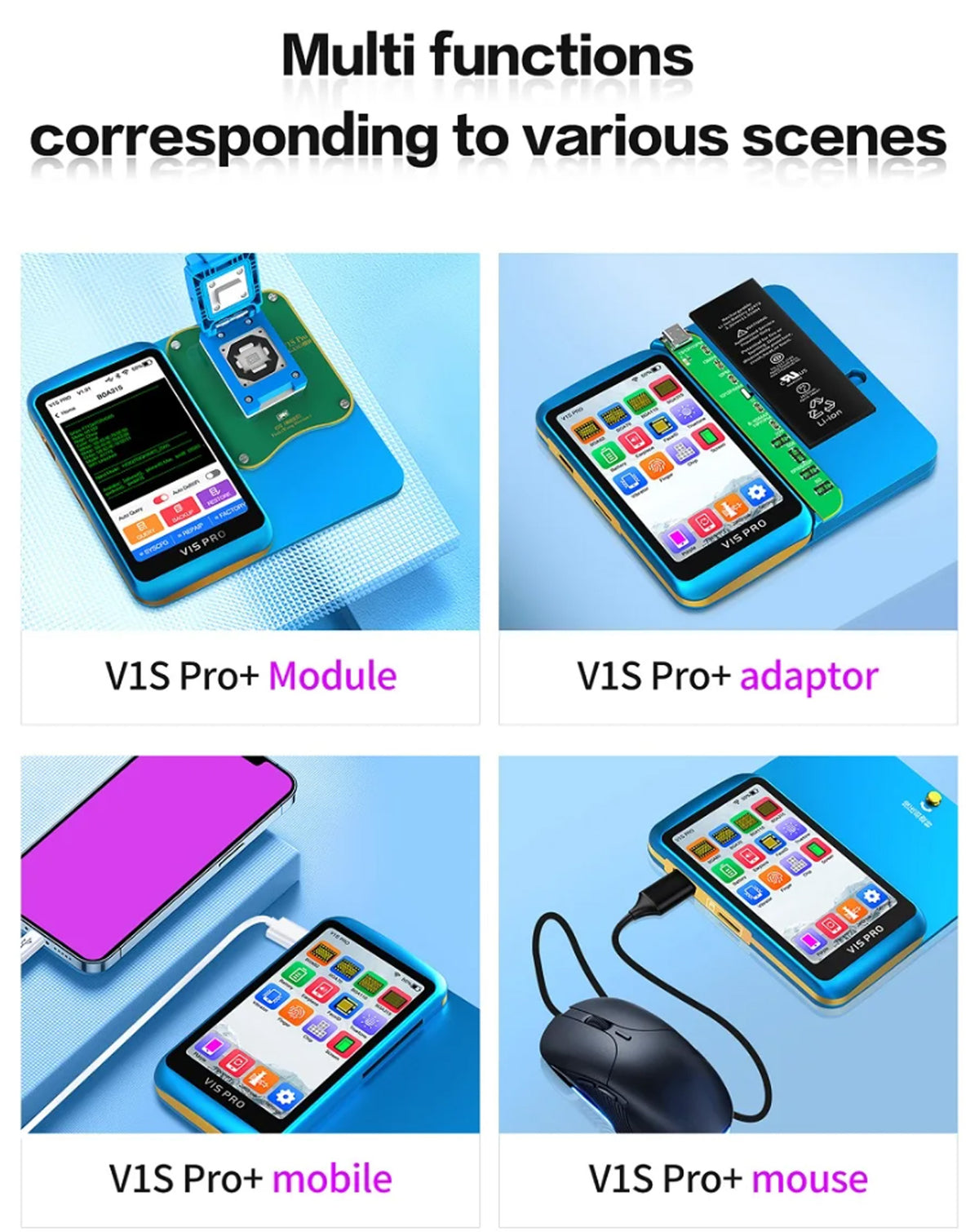 JCID V1S Pro NAND, True Tone, Battery, Face ID, and Camera Programmer (No included Board)