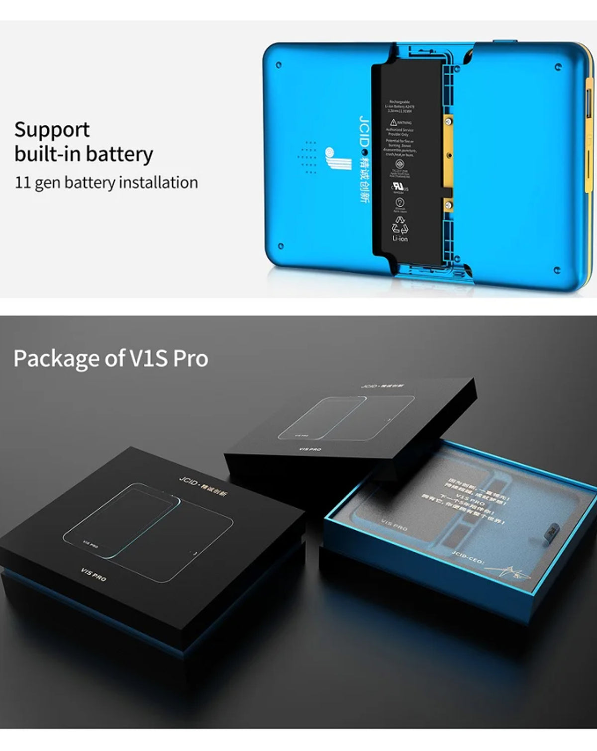 JCID V1S Pro NAND, True Tone, Battery, Face ID, and Camera Programmer (No included Board)
