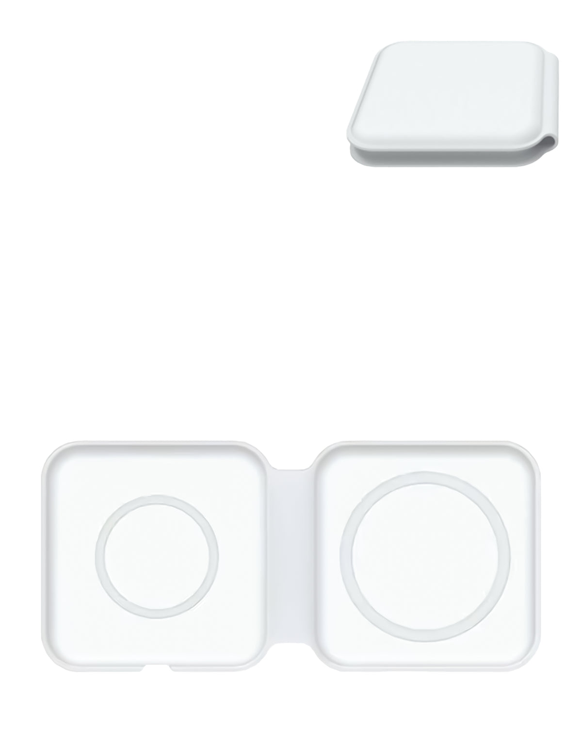 Magnetic Wireless Charging Pad Duo for Phones , Watch and Headphone (15W) (Only Ground Shipping)