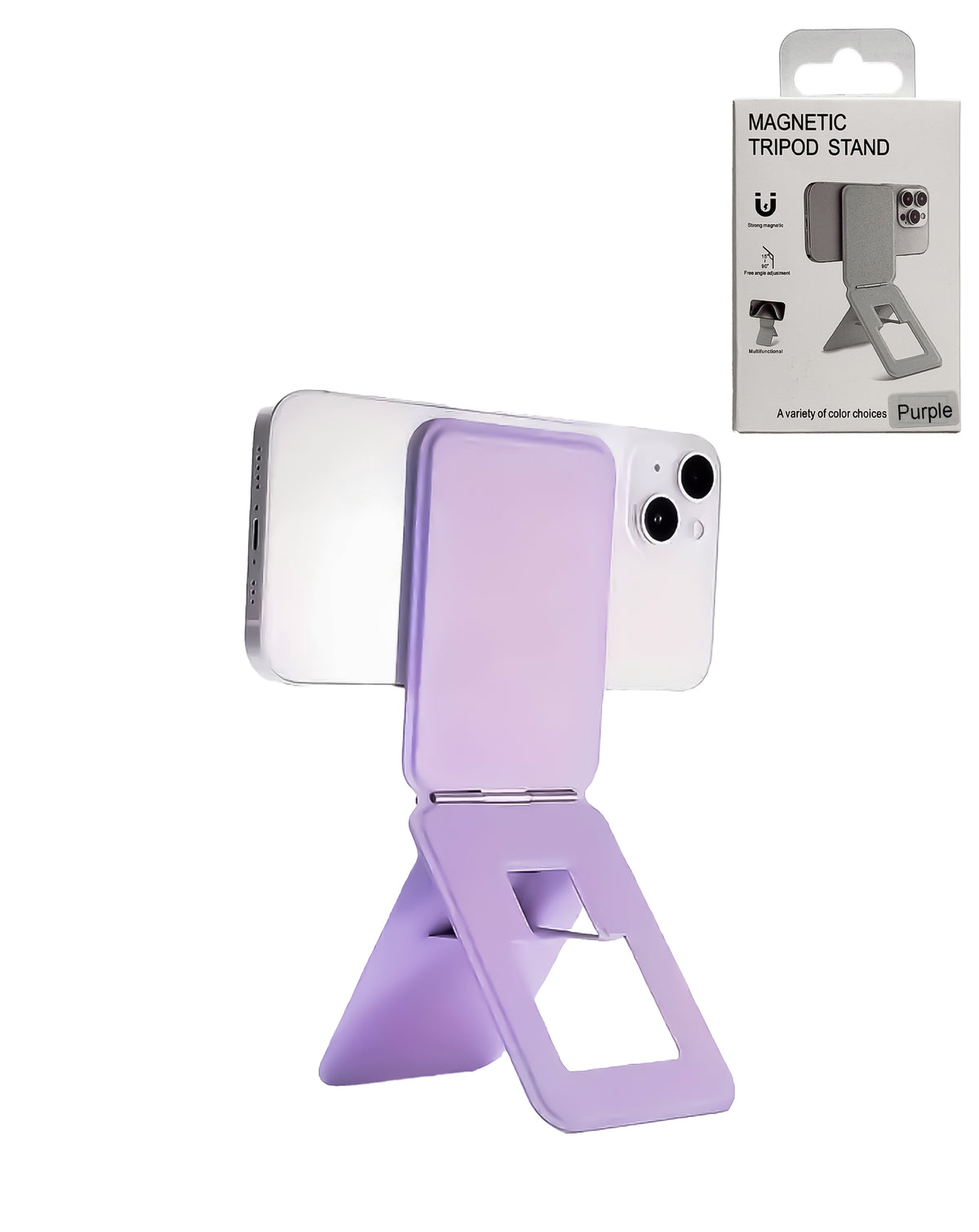 MagSafe Tripod Stand (PURPLE) (Only Ground Shipping)