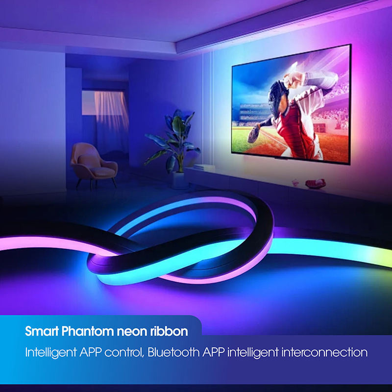 Bluetooth Control RGB Neon Style LED Strip (2m) (Only Ground Shipping)