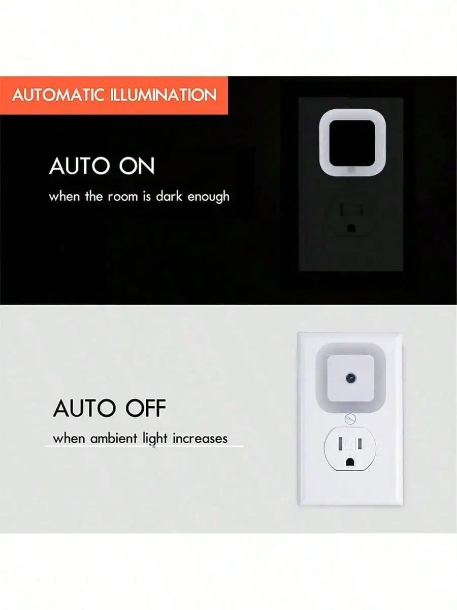 Auto On/Off Night Light (4 Piece Set) (Only Ground Shipping)