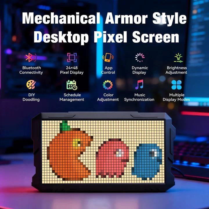 LED Matrix Application Controlled Pixel Screen Display (24*48) (Only Ground Shipping)