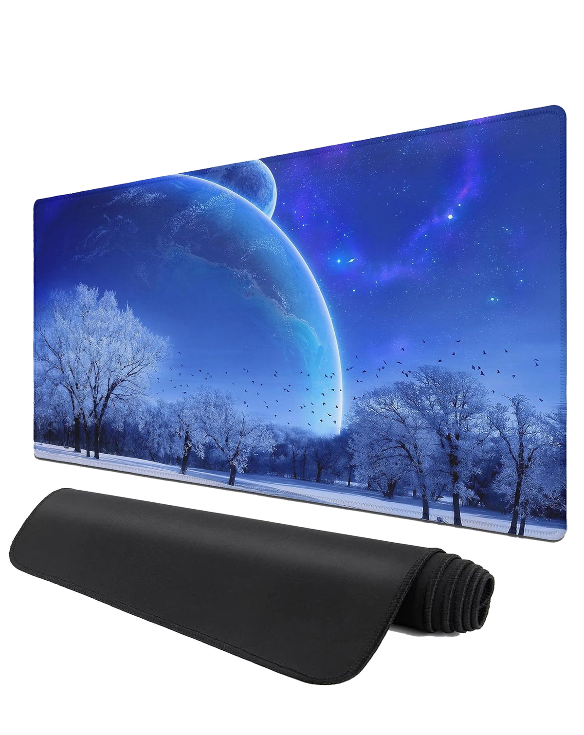 Nature Locked-Edge Mouse Pad (90x40cm) (2mm Thickness) (Only Ground Shipping)