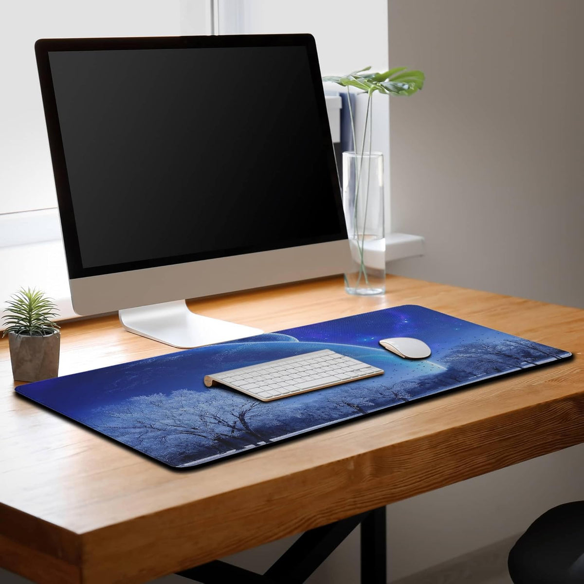 Nature Locked-Edge Mouse Pad (90x40cm) (2mm Thickness) (Only Ground Shipping)