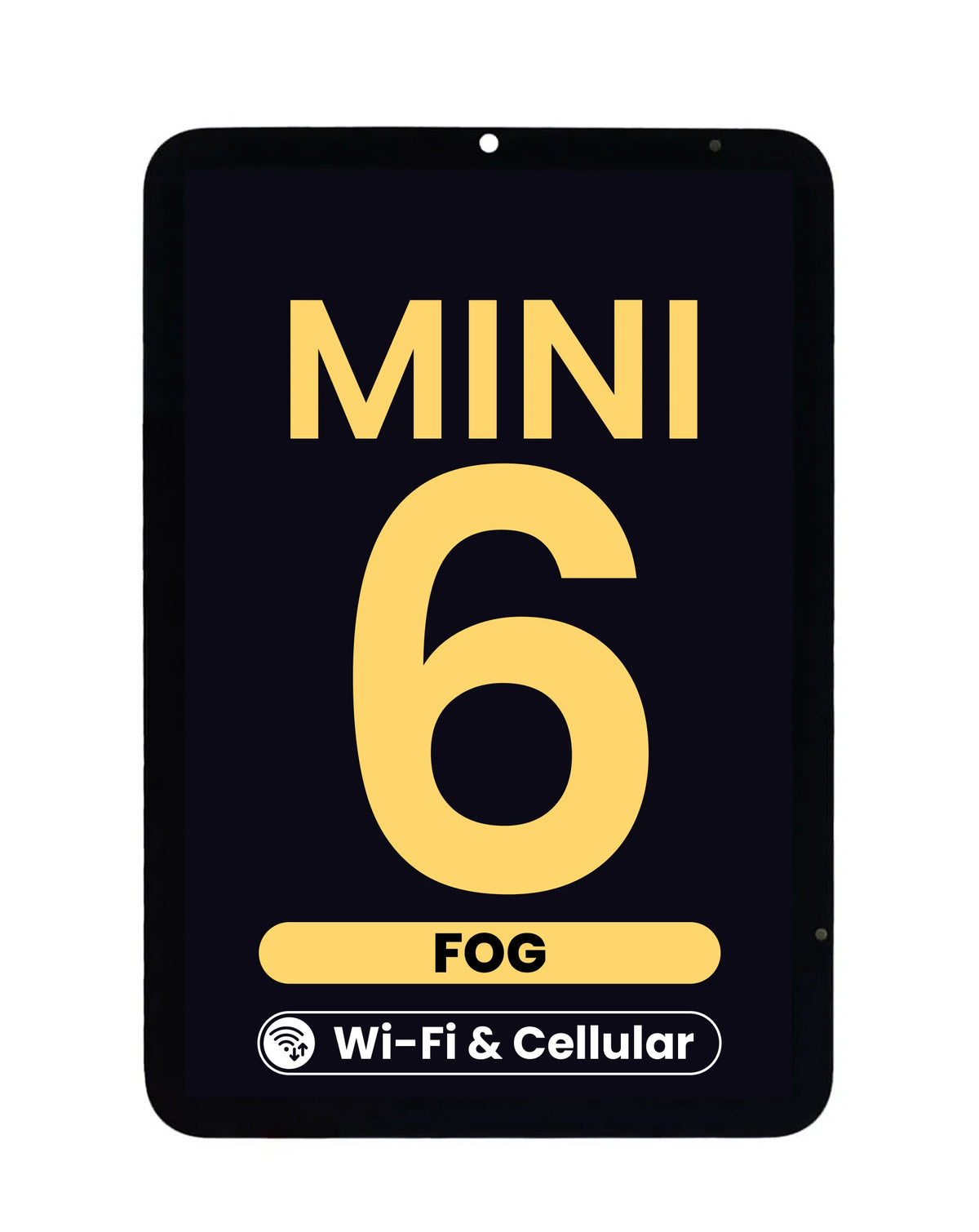 LCD and Digitizer Assembly for iPad Mini 6 (Cellular and WiFi Version) (Premium Assembled)