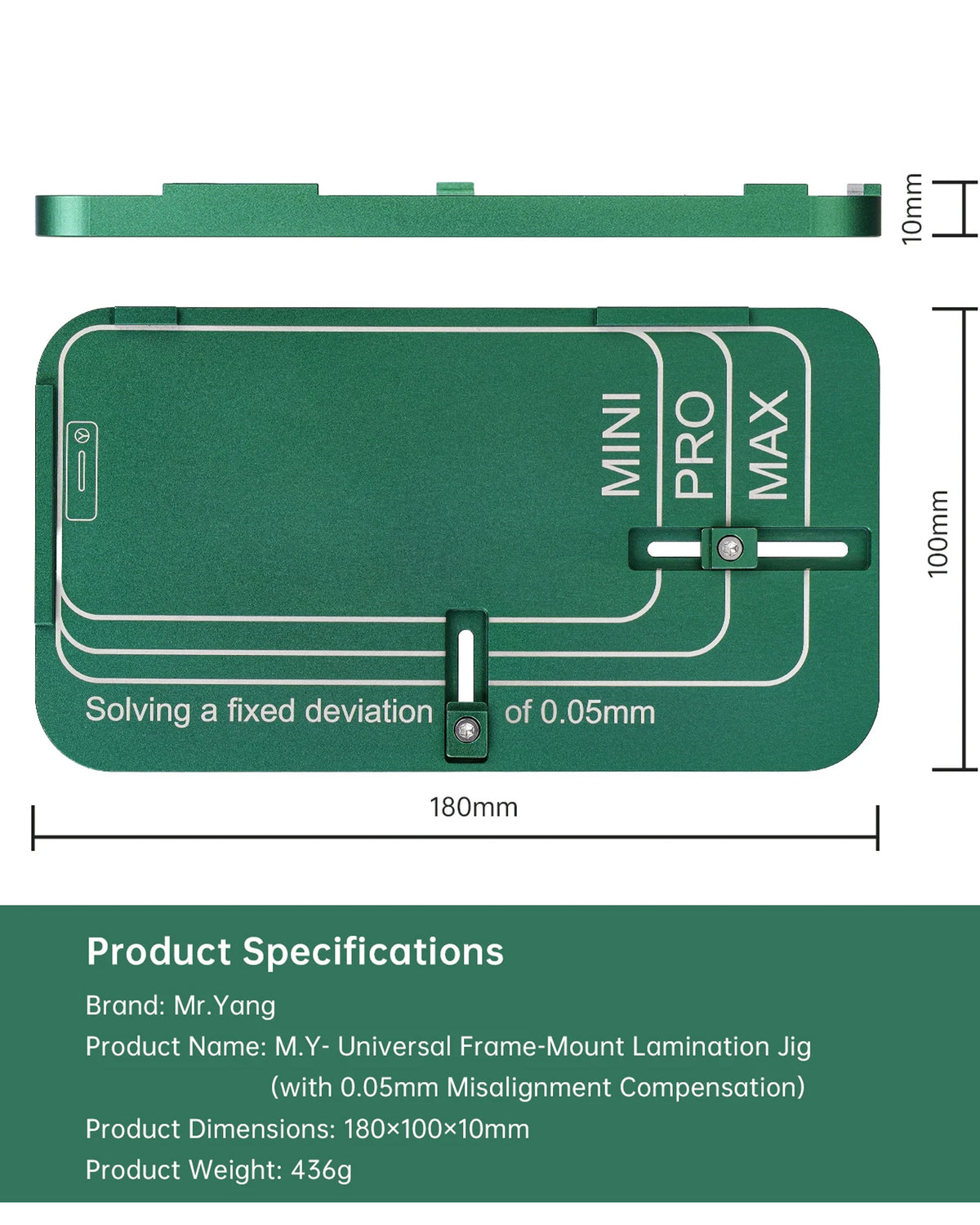 M.Y Solving Fixed Deviation of (0.05mm) for iPhone 12 to 17 Series