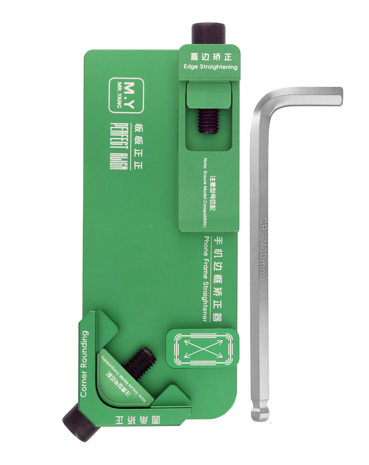 M.Y R002 Phone Frame Straightener 2 in 1 Straight Edges with Rounded Corners