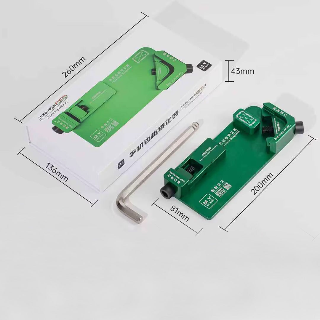M.Y R002 Phone Frame Straightener 2 in 1 Straight Edges with Rounded Corners