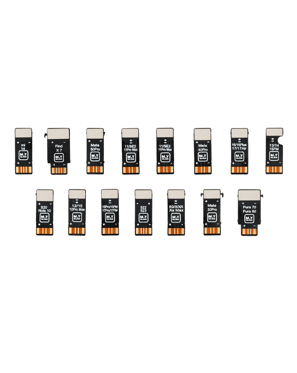 M.Y Battery Socket Set for Android and iPhone (14 Pcs / Set)