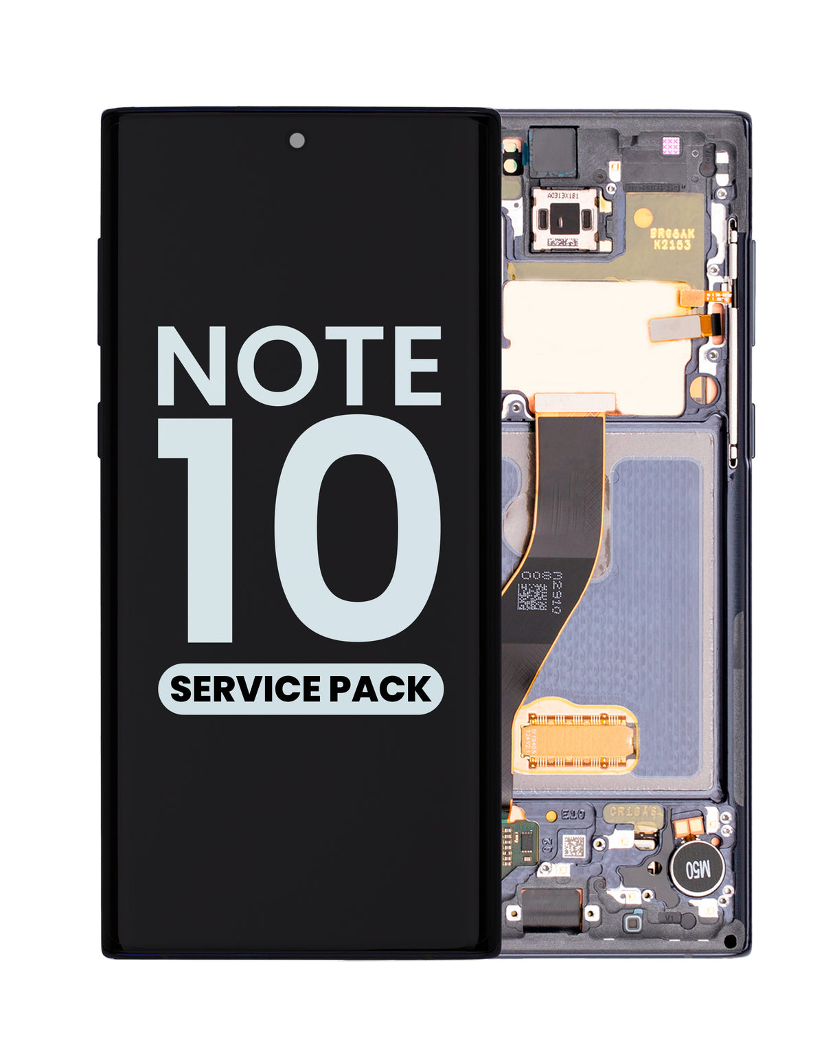 OLED Assembly with Frame for Galaxy Note 10 N970 (AURA GLOW) (Service Pack)