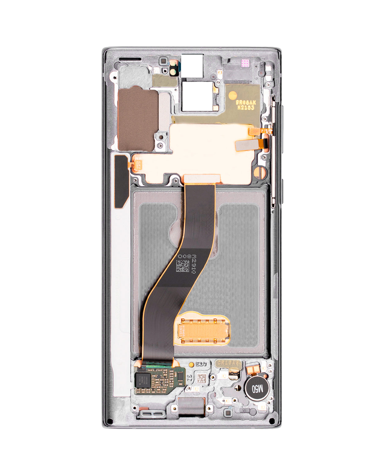 OLED Assembly with Frame for Galaxy Note 10 N970 (AURA WHITE) (Service Pack)