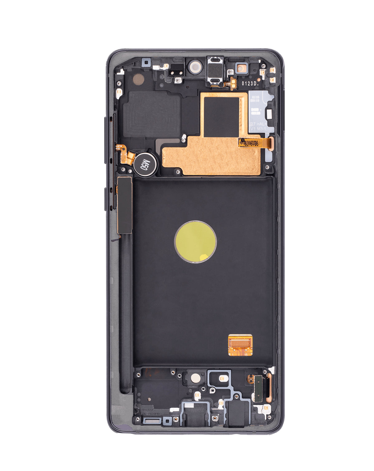 OLED Assembly with Frame for Galaxy Note 10 Lite N770 (AURA BLACK) (Aftermarket OLED)
