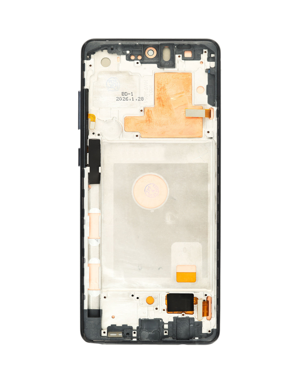 LCD Assembly with Frame for Galaxy Note 10 Lite (N770) (AURA BLACK) (Aftermarket Incell) (Does not support Fingerprint)