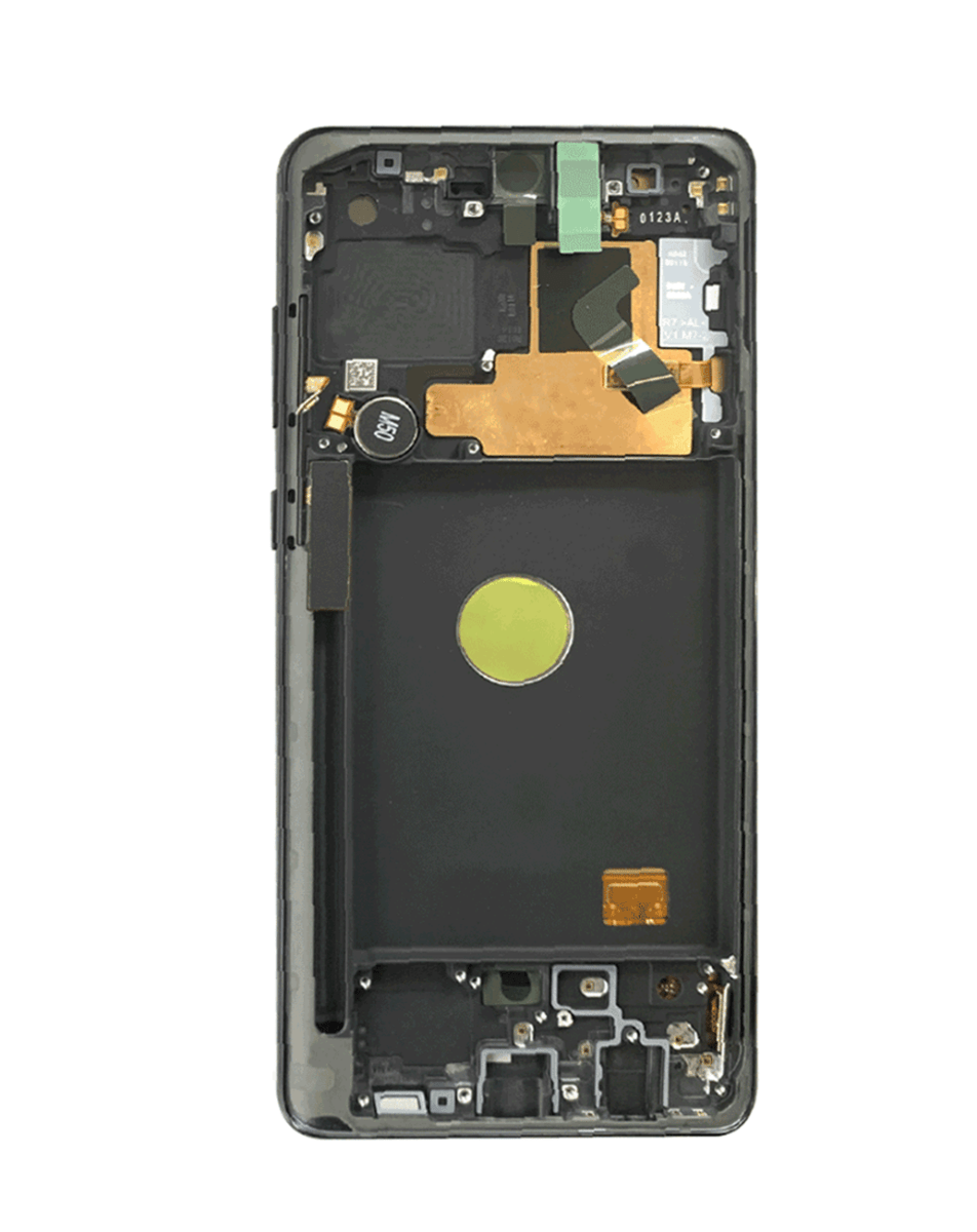 OLED Assembly with Frame for Galaxy Note 10 Lite N770 (AURA BLACK) (Premium)
