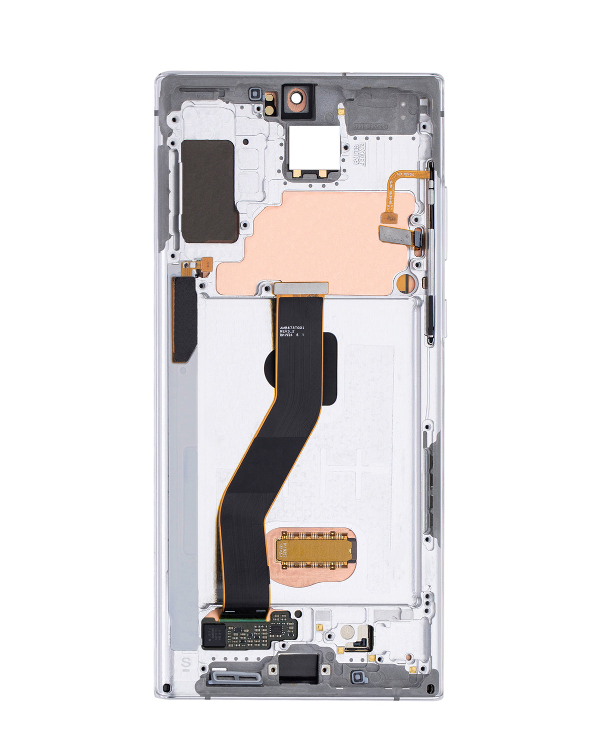 OLED Assembly with Frame for Galaxy Note 10 Plus N975 (AURA WHITE) (Service Pack)