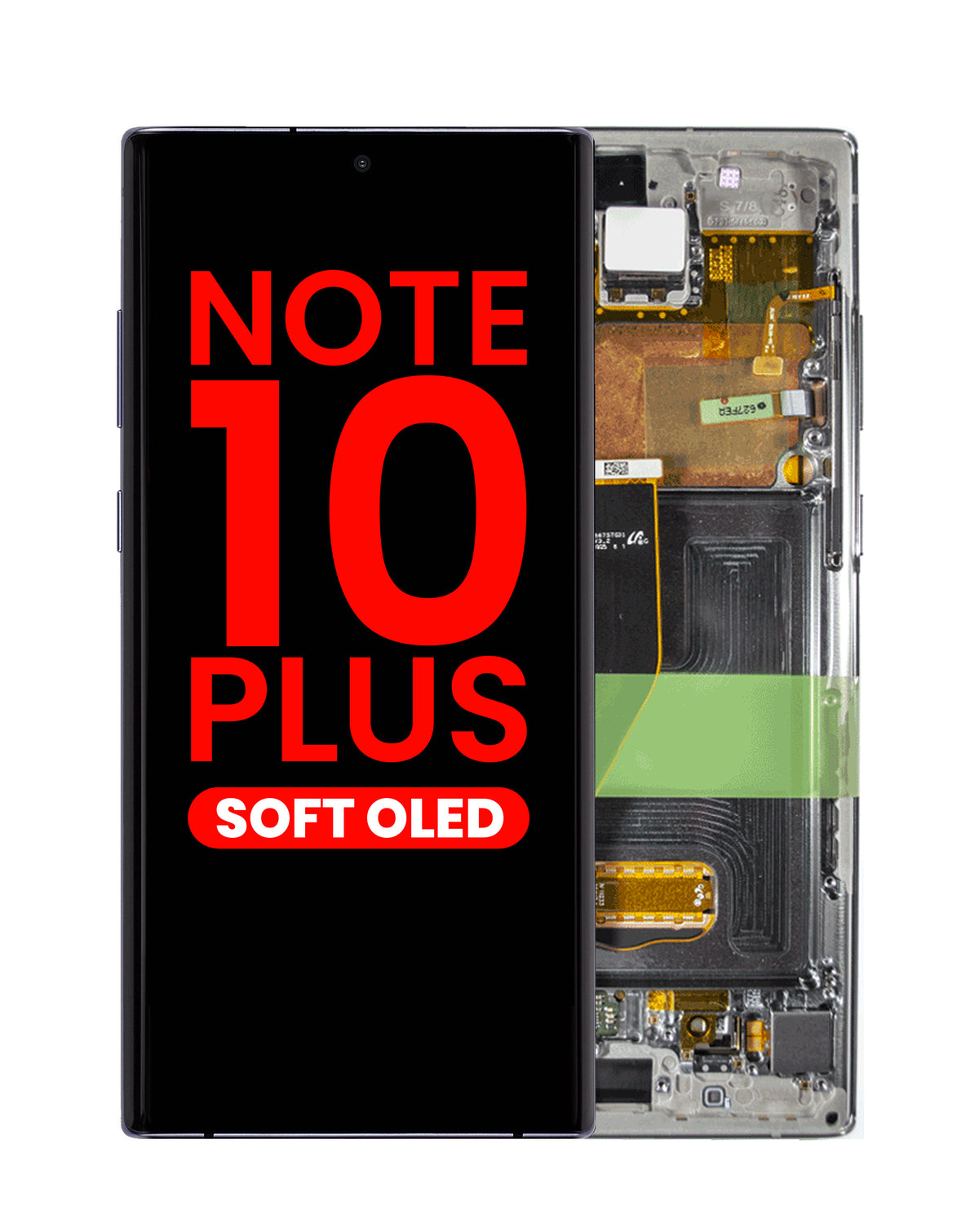 OLED Assembly with Frame for Galaxy Note 10 Plus N975 (AURA GLOW) (Aftermarket OLED)