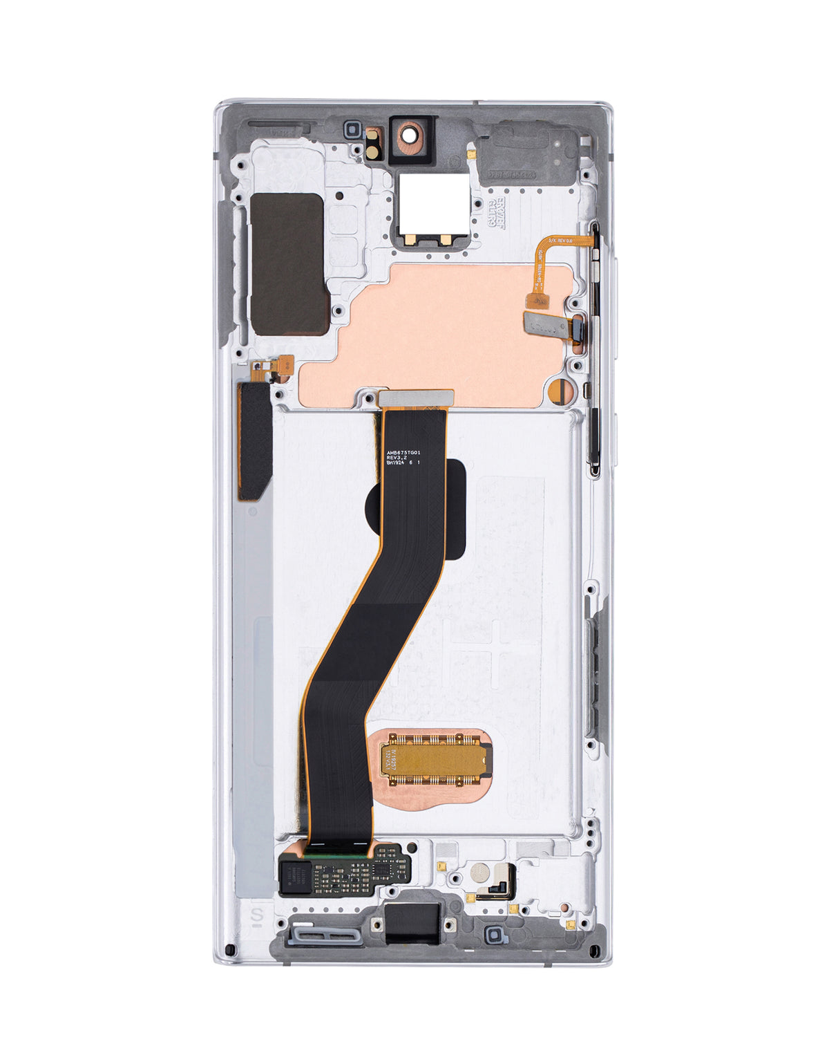 OLED Assembly with Frame for Galaxy Note 10 Plus N975 (AURA WHITE) (Aftermarket OLED)