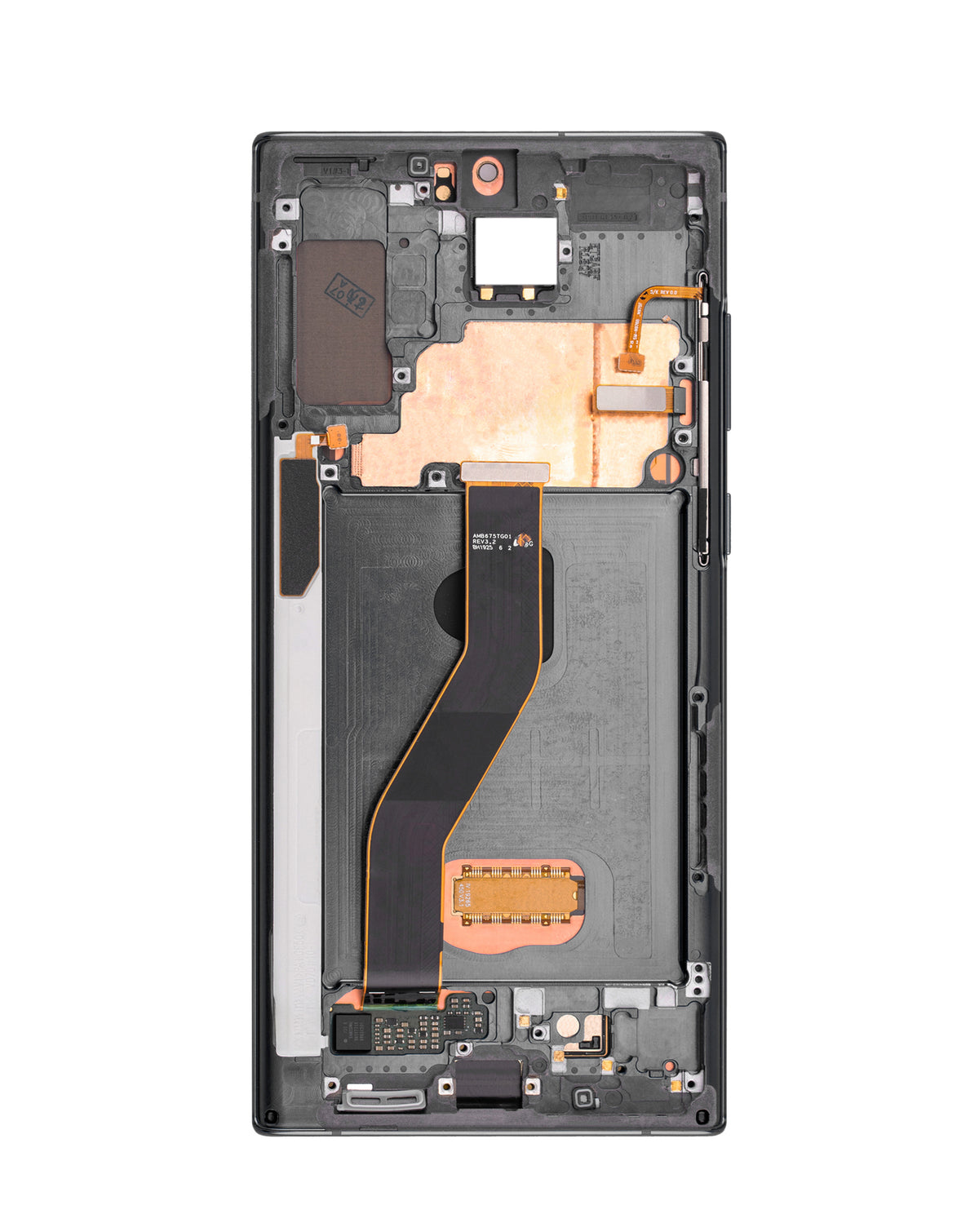 OLED Assembly with Frame for Galaxy Note 10 Plus N975 (AURA BLACK) (Premium)