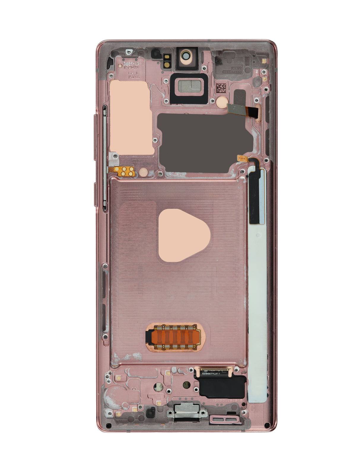 OLED Assembly with Frame for Galaxy Note 20 N980 / N981 (MYSTIC BRONZE) (Aftermarket OLED)