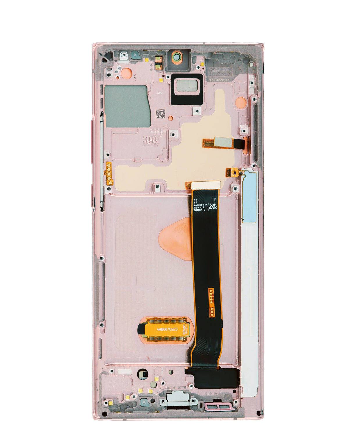 OLED Assembly with Frame for Galaxy Note 20 Ultra N985 / N986 (MYSTIC BRONZE) (Service Pack)