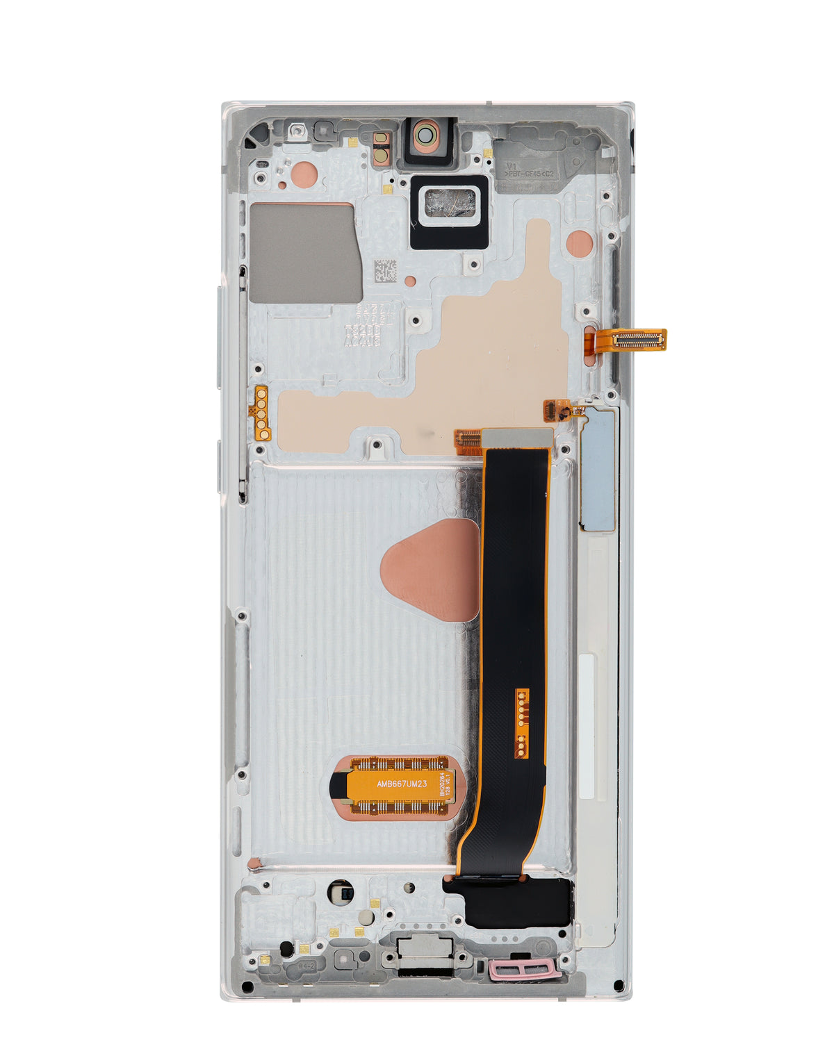OLED Assembly with Frame for Galaxy Note 20 Ultra N985 / N986 (MYSTIC WHITE) (Service Pack)
