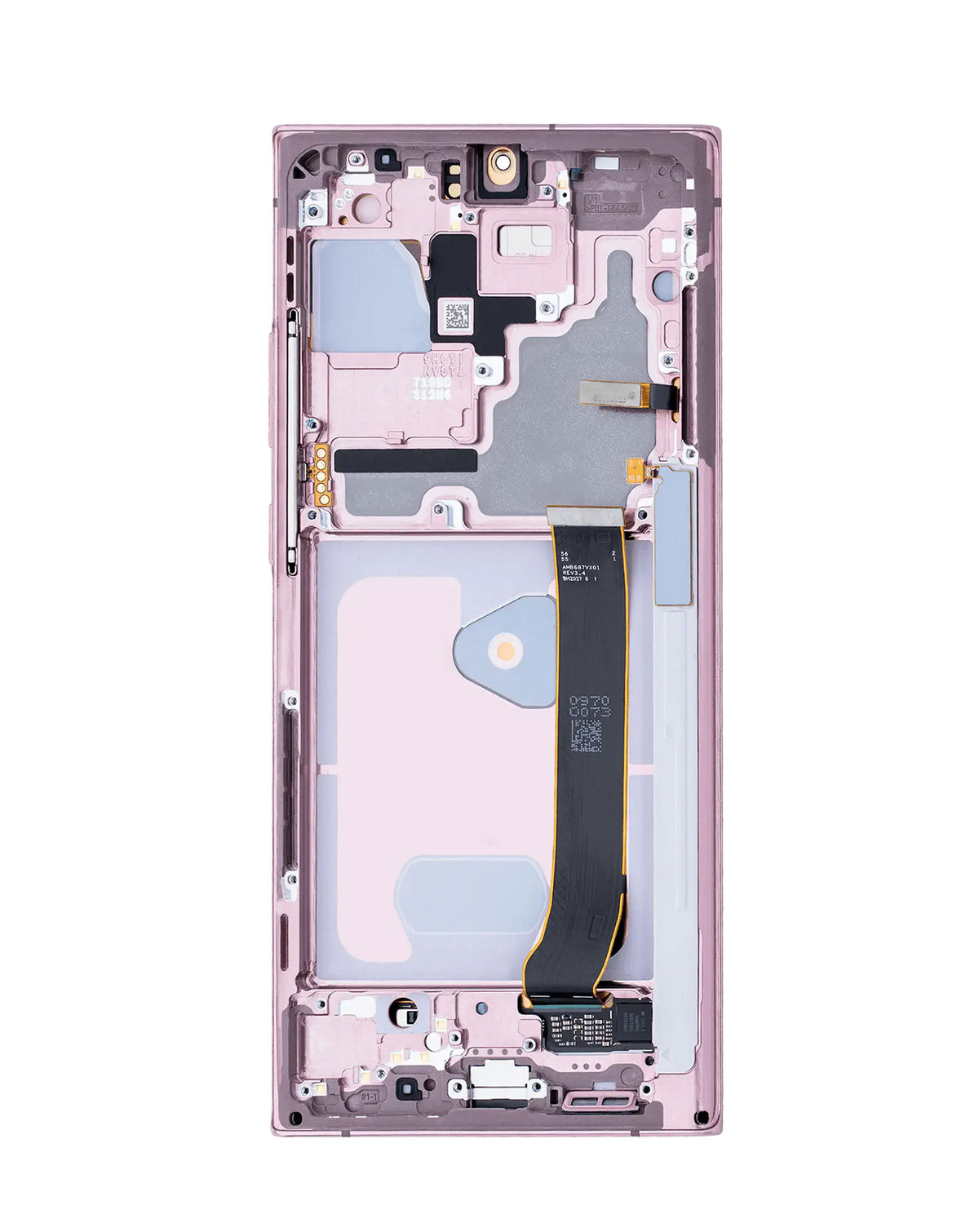 OLED Assembly with Frame for Galaxy Note 20 Ultra N985 / N986 (MYSTIC BRONZE) (Aftermarket Pro Soft Oled / 120HZ)