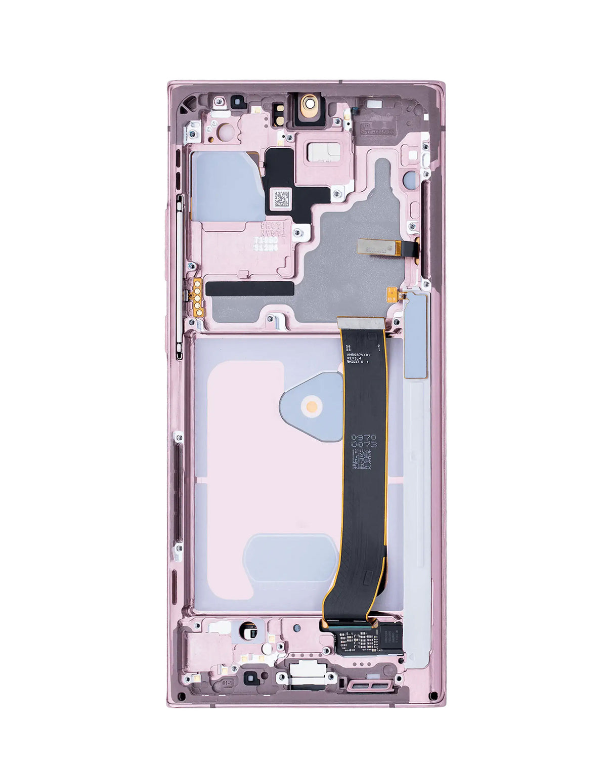 OLED Assembly with Frame for Galaxy Note 20 Ultra (N985/N986) (MYSTIC BRONZE) (Aftermarket Plus Soft Oled / 120Hz)