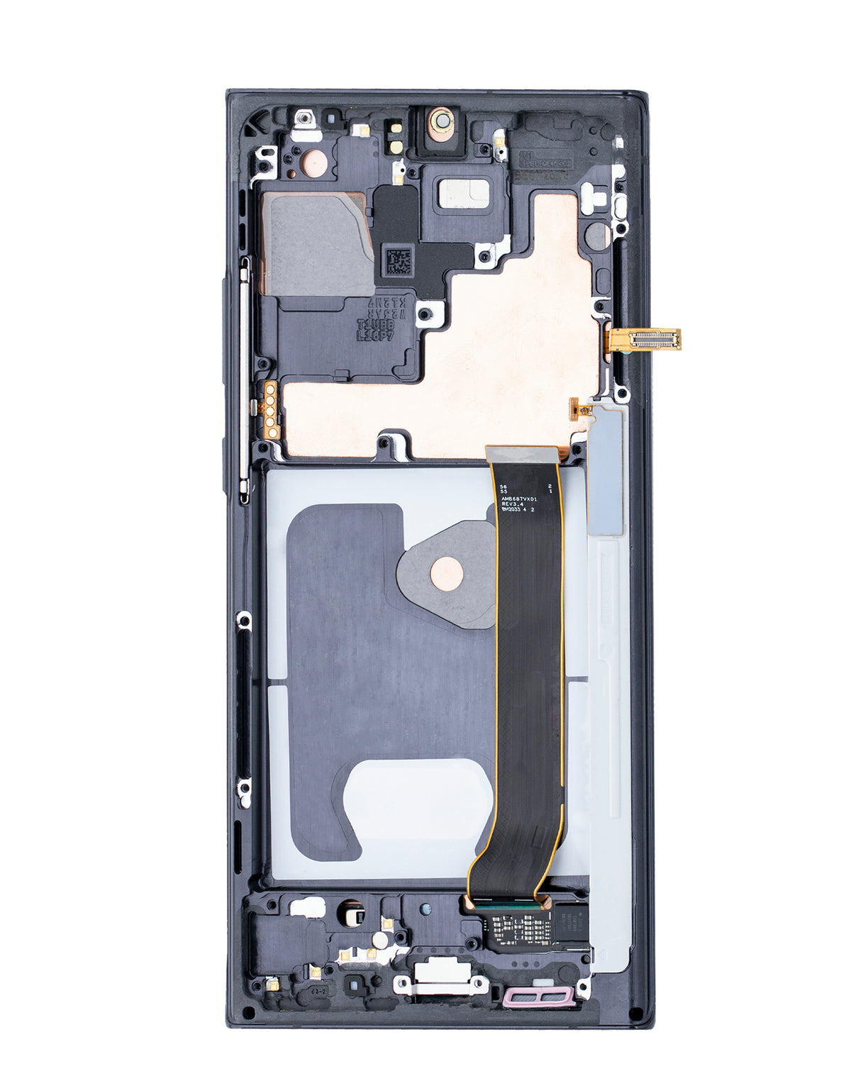 OLED Assembly with Frame for Galaxy Note 20 Ultra N985 / N986 (MYSTIC BLACK) (Premium)