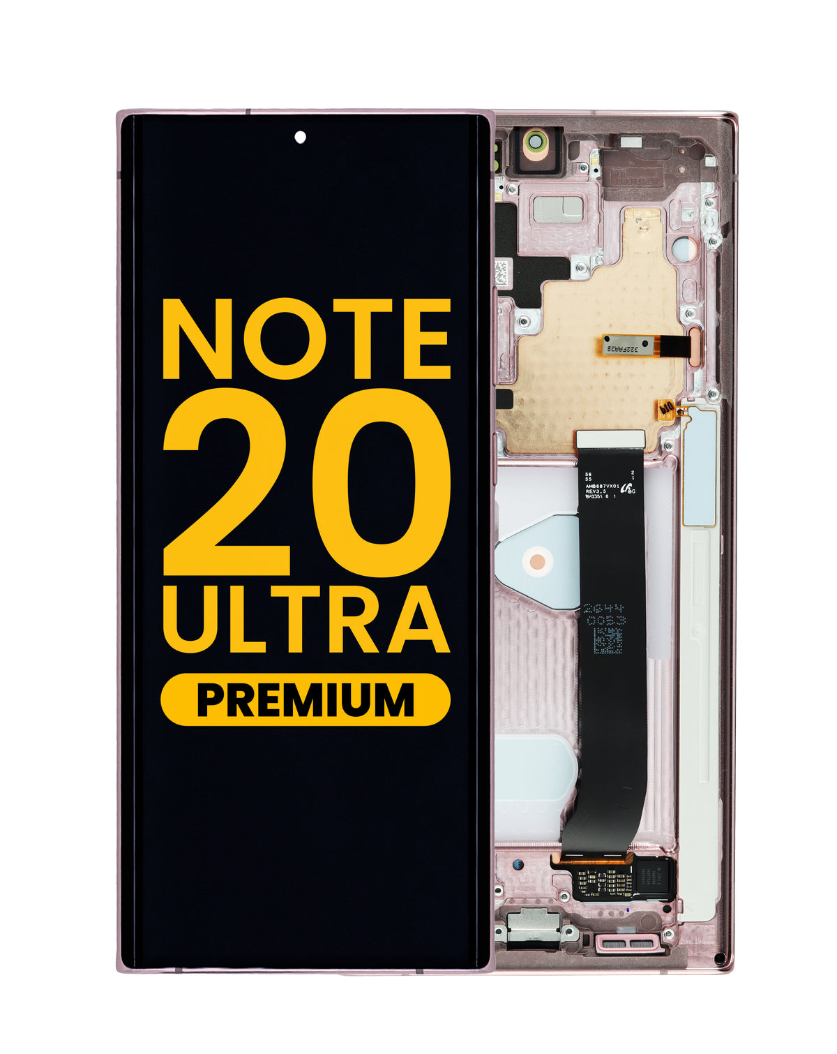 OLED Assembly with Frame for Galaxy Note 20 Ultra N985 / N986 (MYSTIC BRONZE) (Premium)