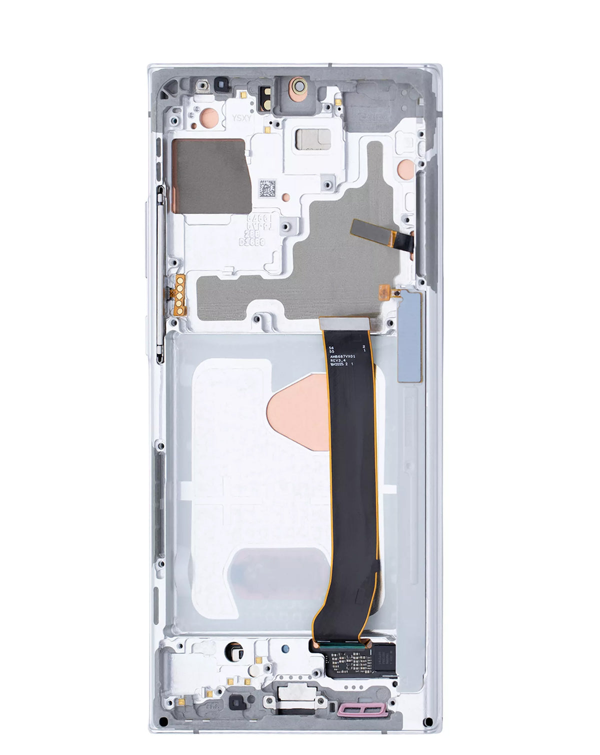OLED Assembly with Frame for Galaxy Note 20 Ultra N985 / N986 (MYSTIC WHITE) (Premium)